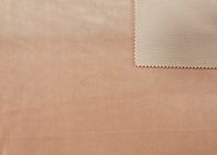 Tessuto del giocattolo della peluche del poliestere per il rosa arancio 220GSM degli accessori di Plushies