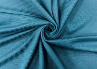 Il tessuto di maglia del poliestere di colore/poliestere verde scuro dell'aria tricotta la maglia 110GSM