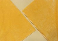 Velluto giallo scuro di Microfiber del poliestere del materiale 280GSM 92% del tessuto del velluto